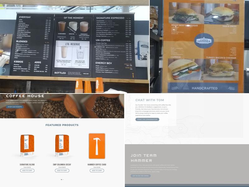 Thomas Hammer Coffee Roasters Menu