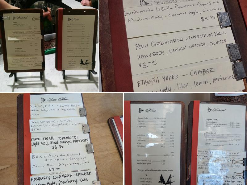 Milstead & Co. Menu