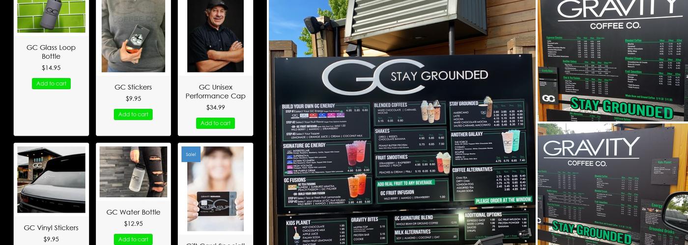 Gravity Coffee Menu