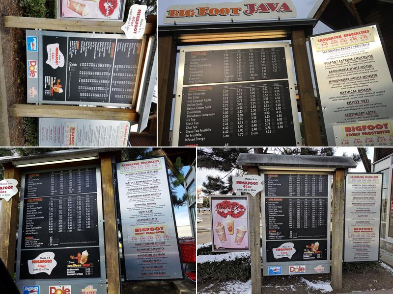 BigFoot Java Menu