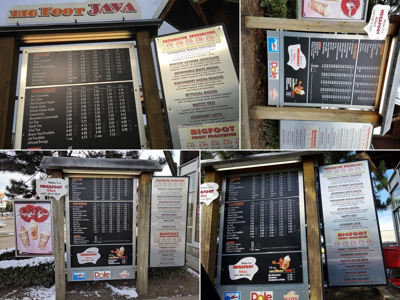 BigFoot Java Menu