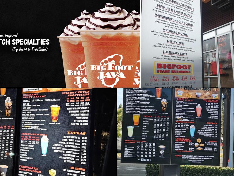 BigFoot Java Menu
