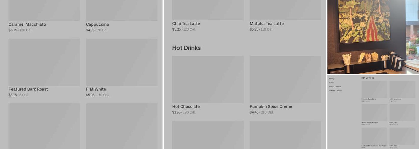 Starbucks Menu