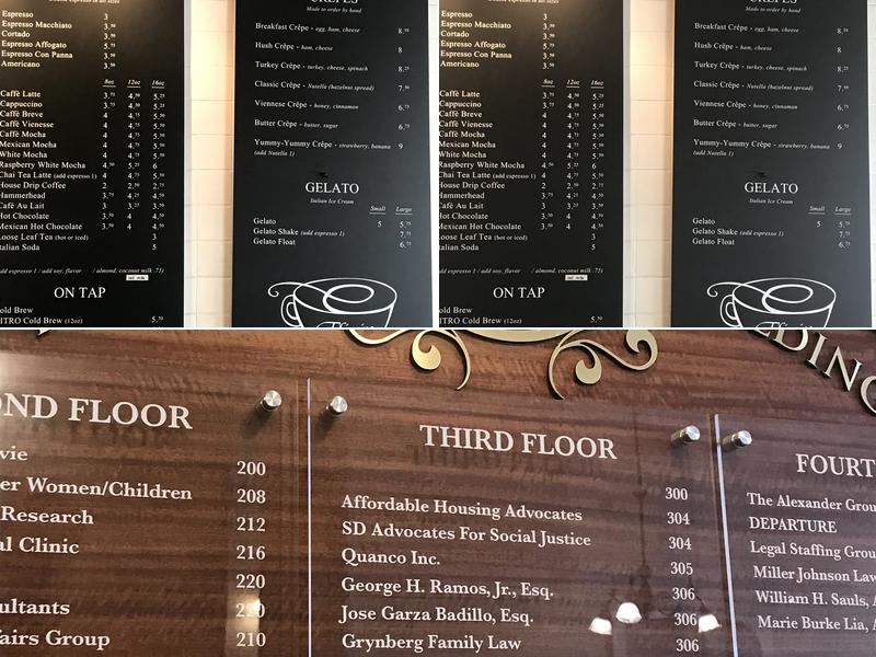 Elixir Espresso Bar Menu