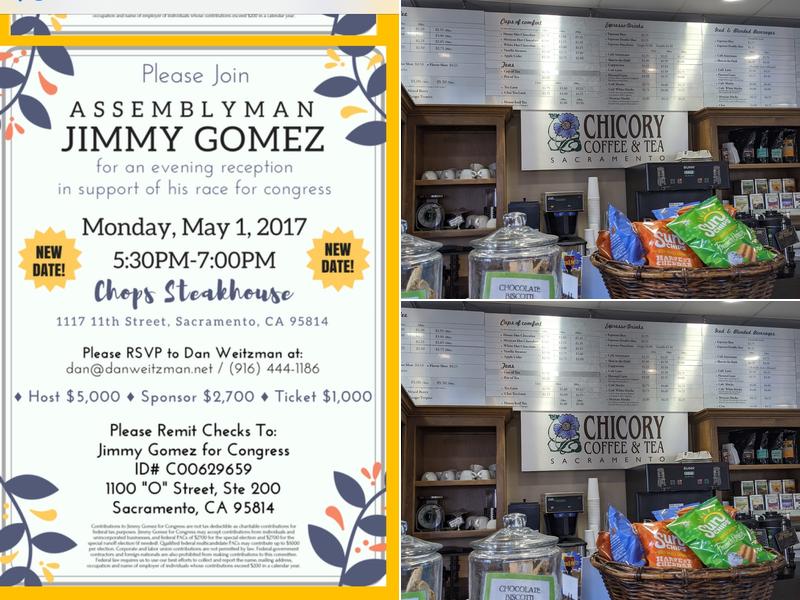 Chicory Coffee & Tea Menu