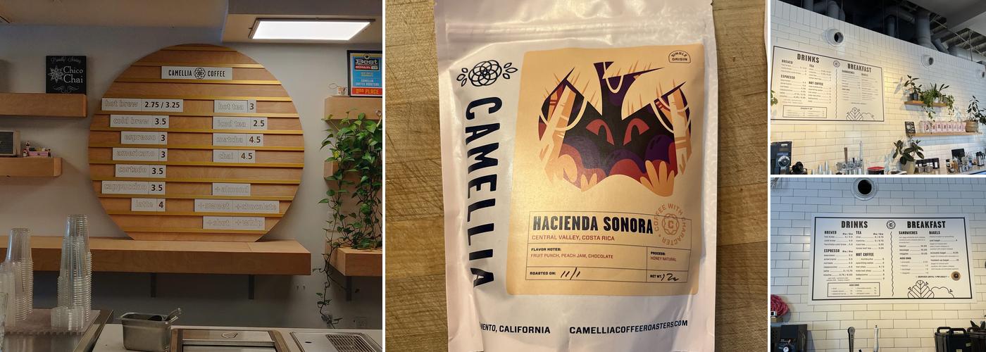 Camellia Coffee Roasters Menu