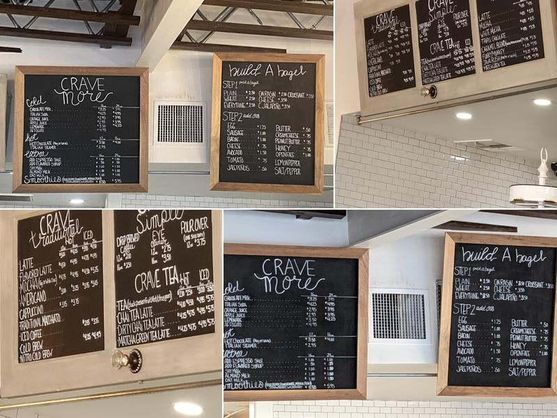 Crave Coffee & Tea Menu