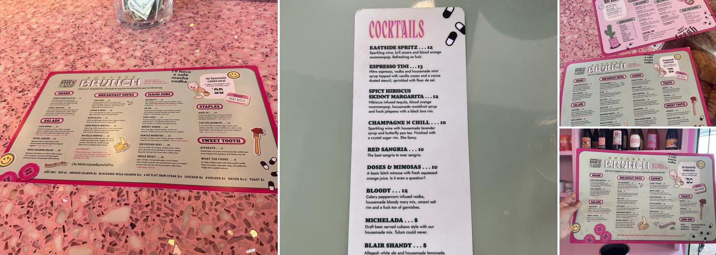 Coffee Dose Menu