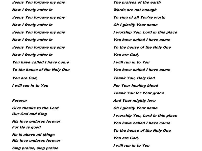 Packinghouse Church, Bookstore & Cafe Menu