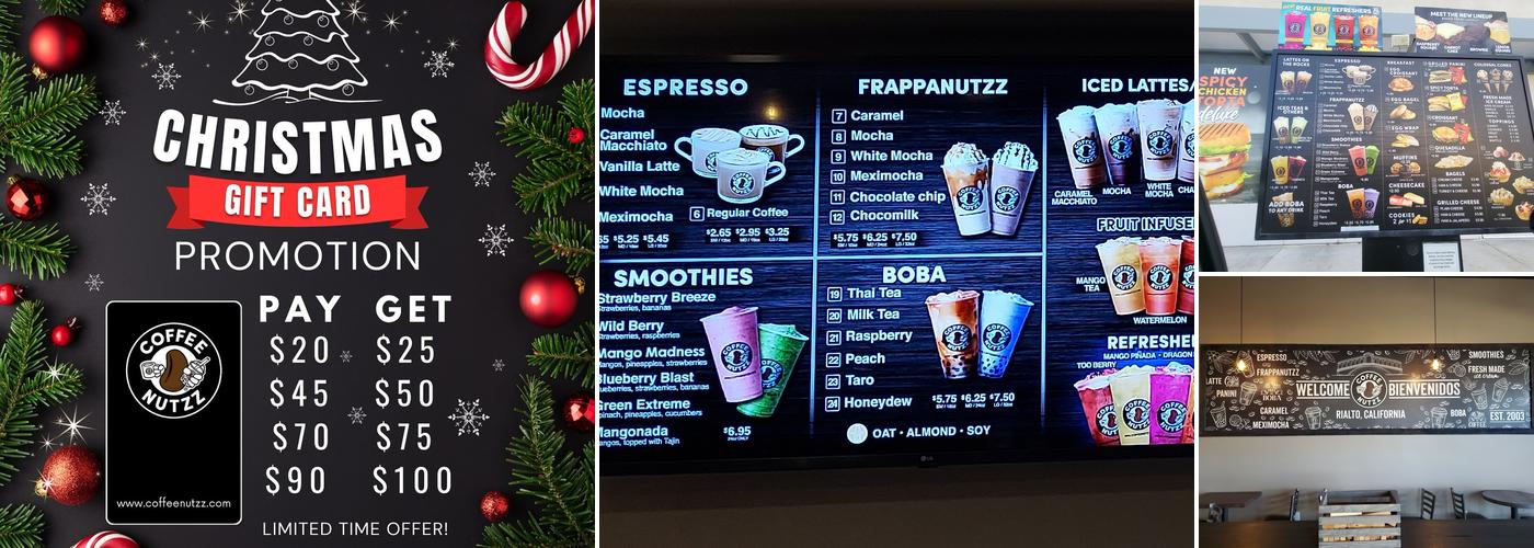 Coffee Nutzz Menu