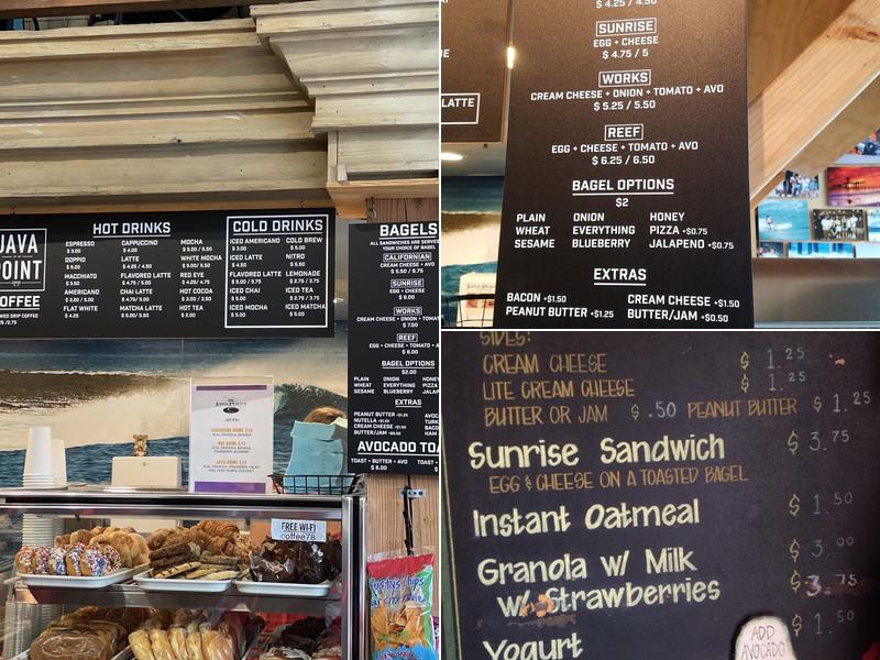 Java Point Menu