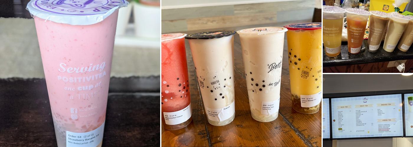 Teacup Boba Tea Menu