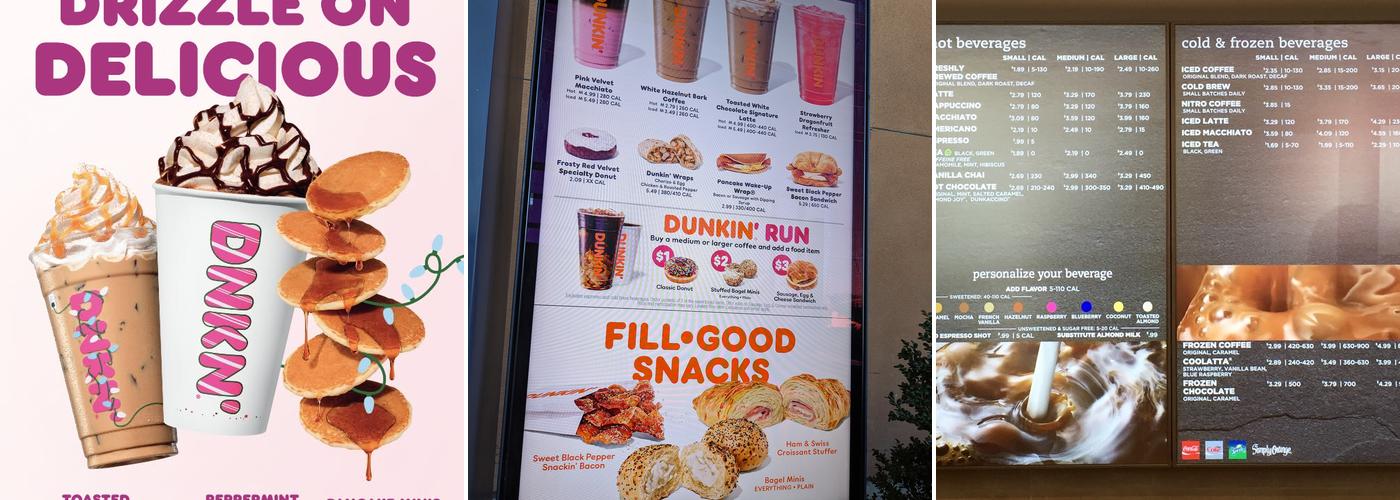 Dunkin' Menu