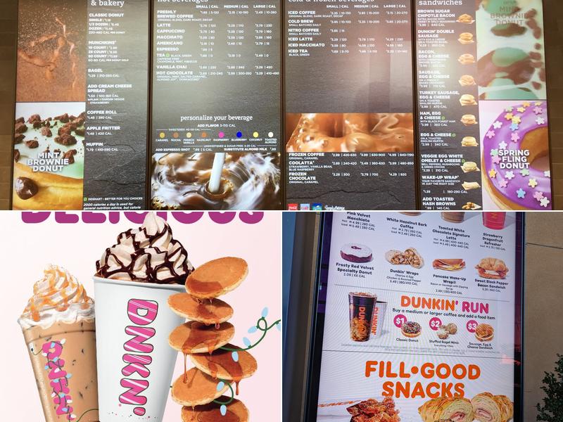 Dunkin' Menu