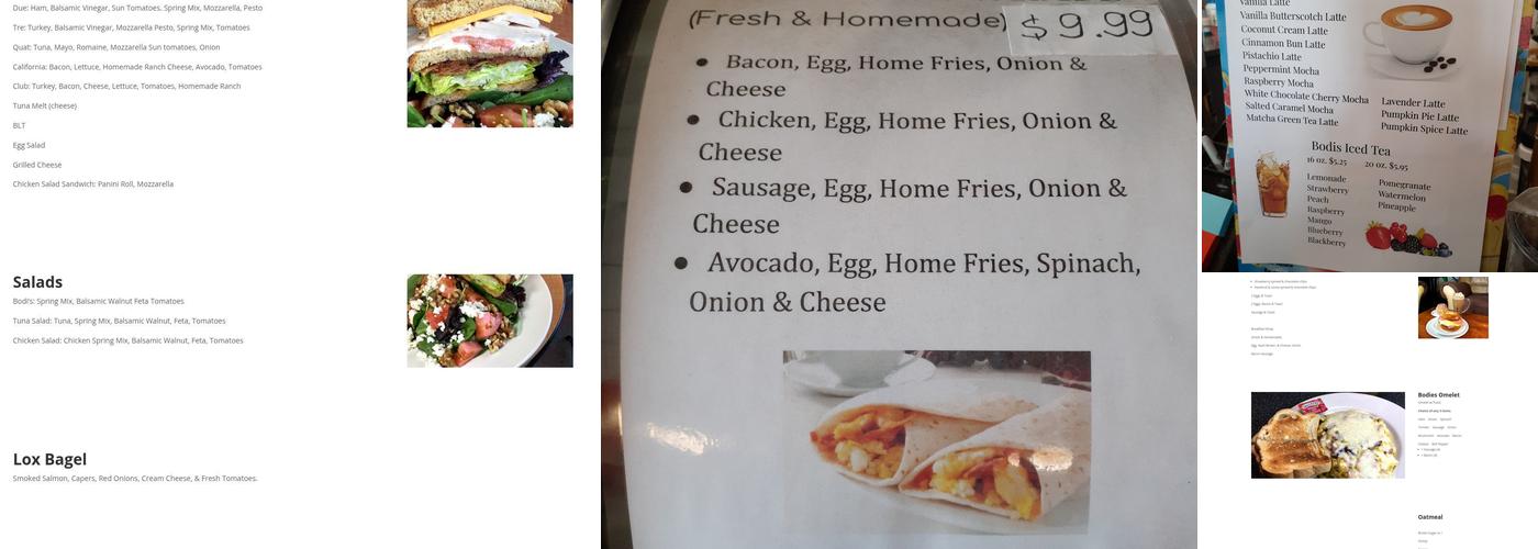 Bodi's Java Menu