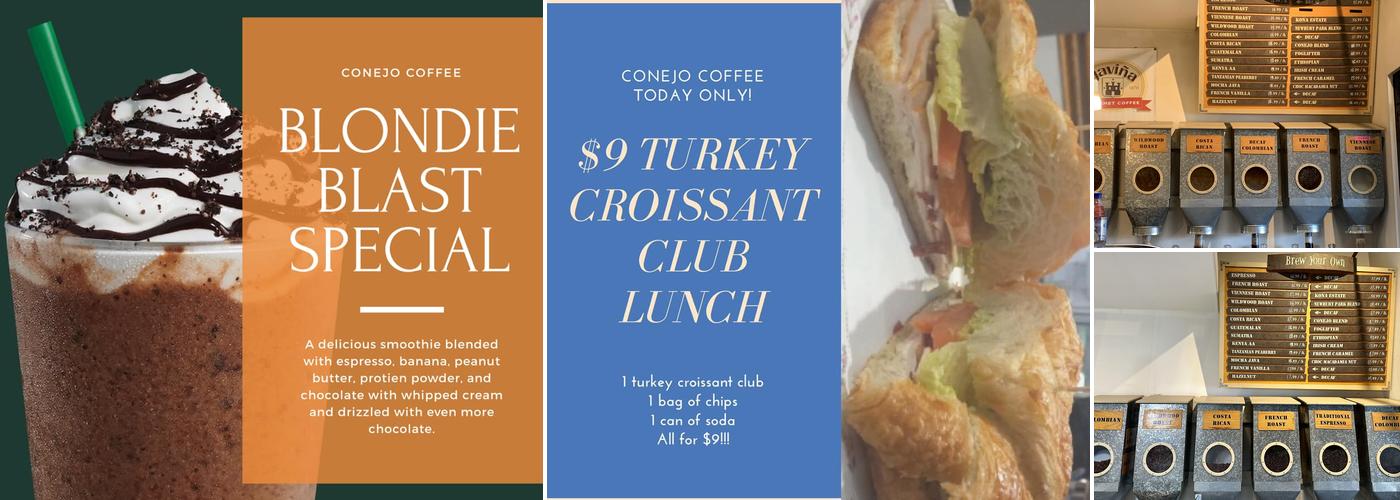 Conejo Coffee Menu