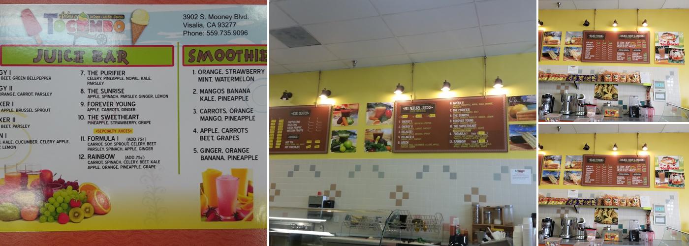 Sabor A Tocombo Menu