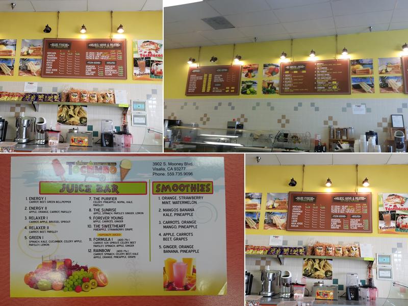Sabor A Tocombo Menu