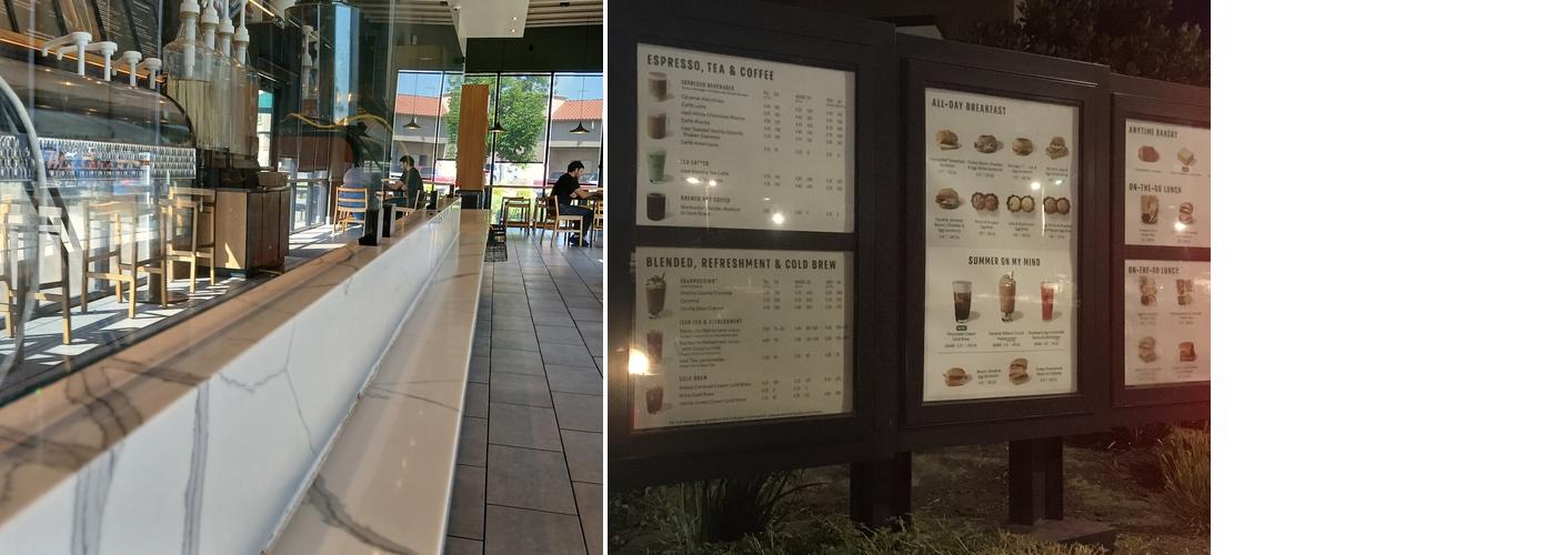Starbucks Menu
