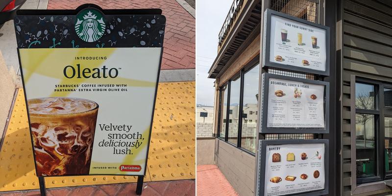 Starbucks Menu