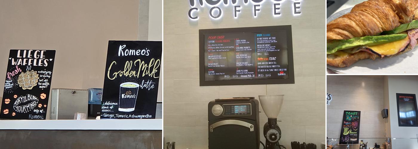 Romeo's Coffee Menu