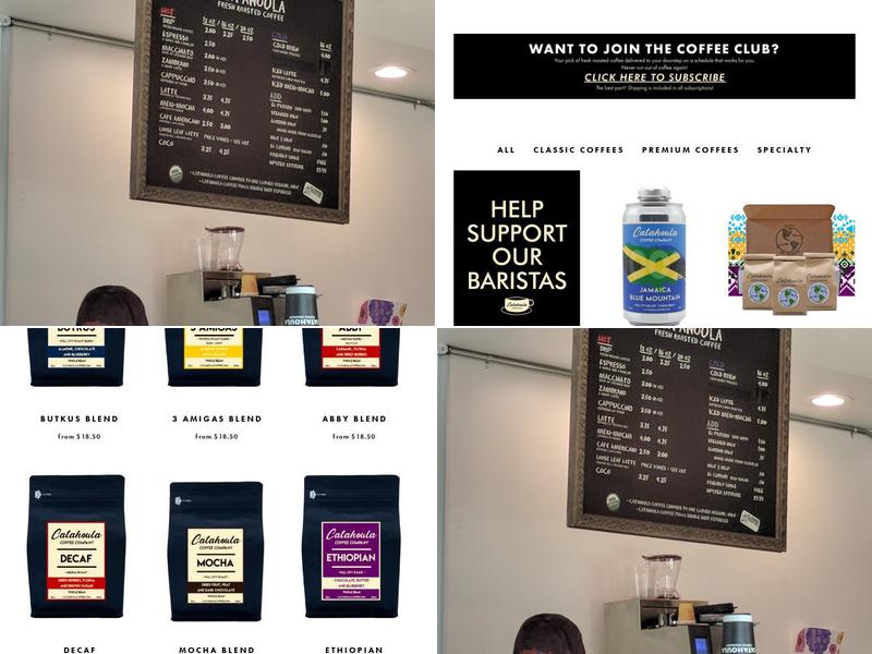 Catahoula Kaffeegarten Menu