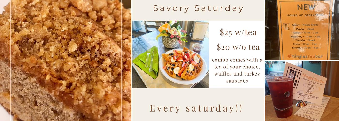 Mingles Tea Bar Menu