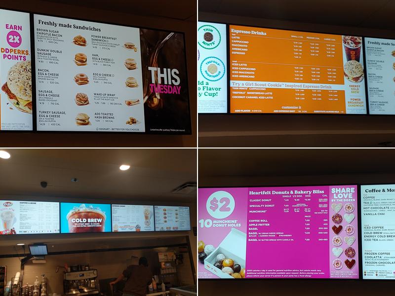 Dunkin' Menu
