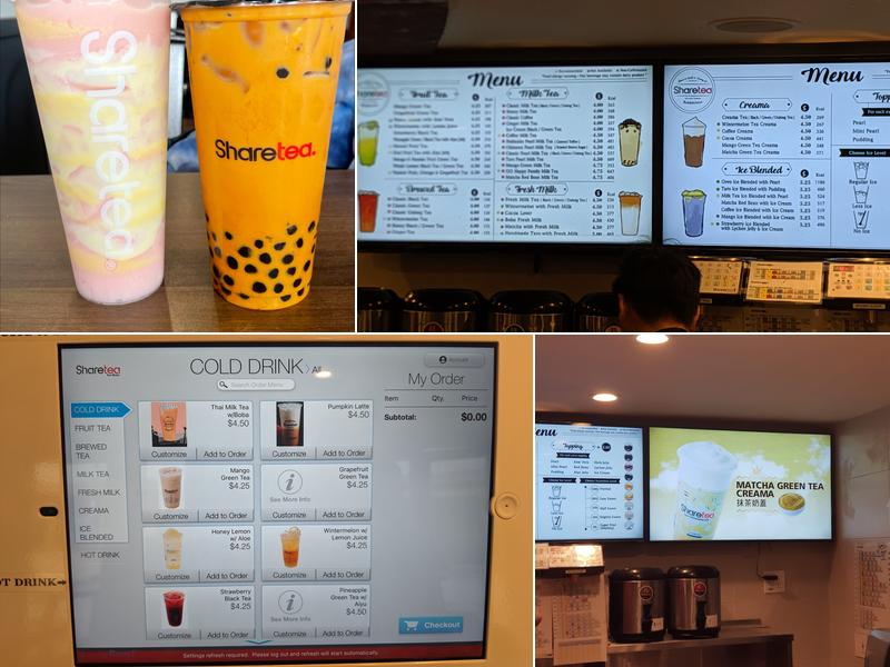 Sharetea San Mateo Menu