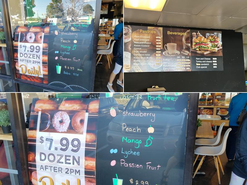 Donut Boss Menu