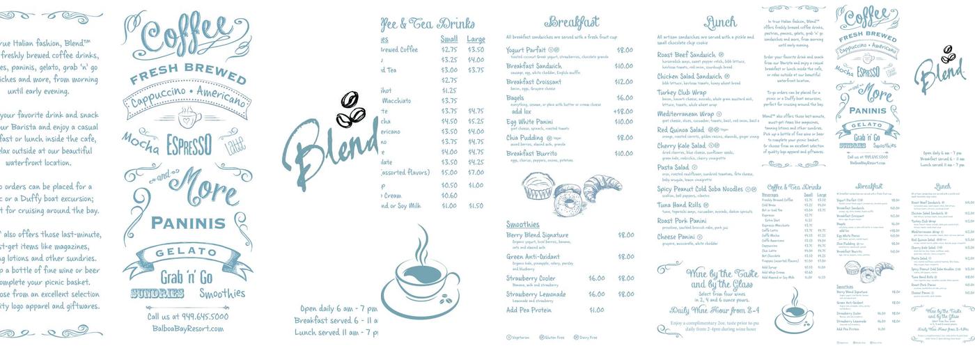 Blend Menu