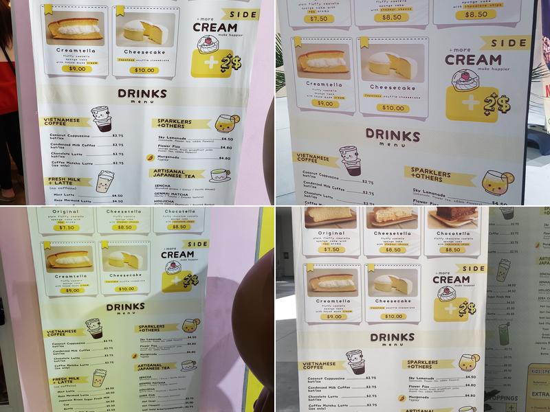 Cheesetella Menu