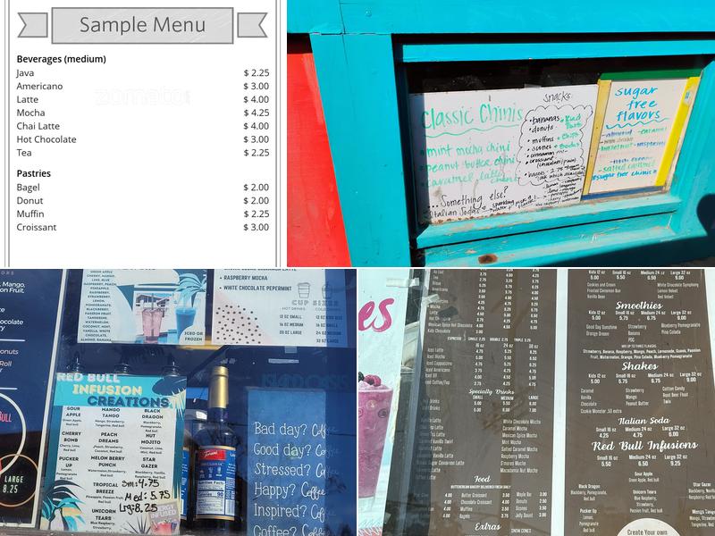 Java Hut Menu