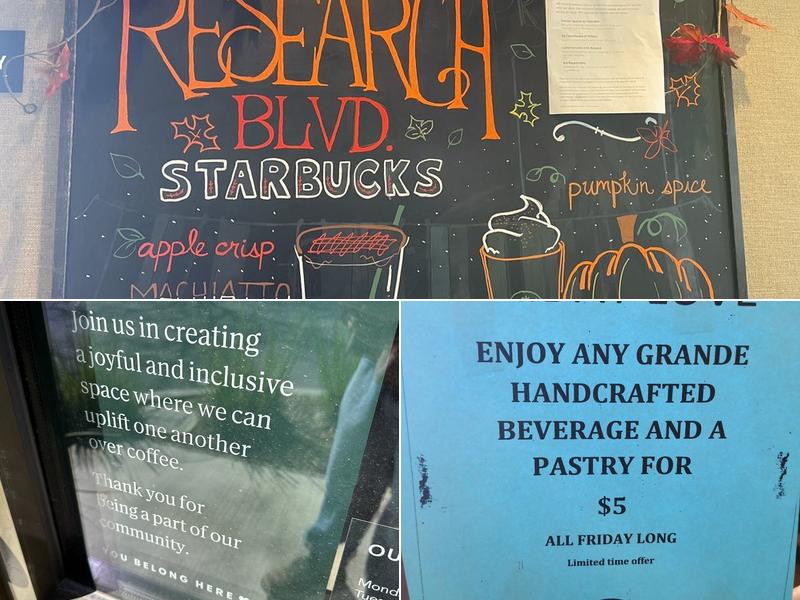 Starbucks Menu