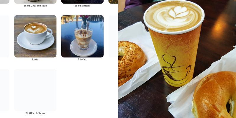 Pacific Bay Coffee Co. Menu