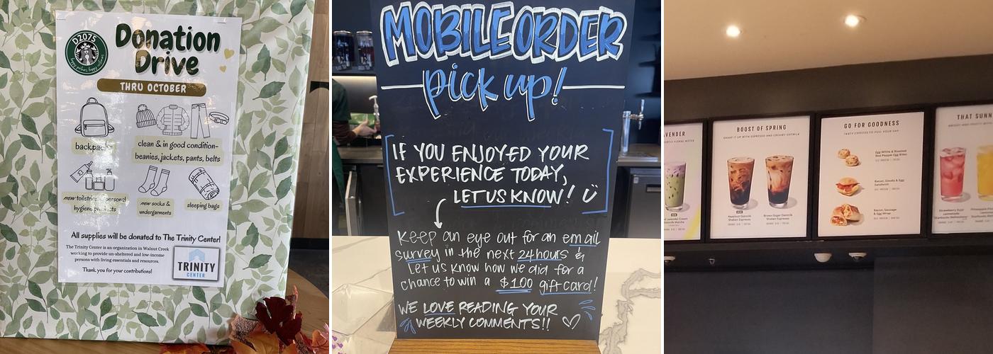 Starbucks Menu