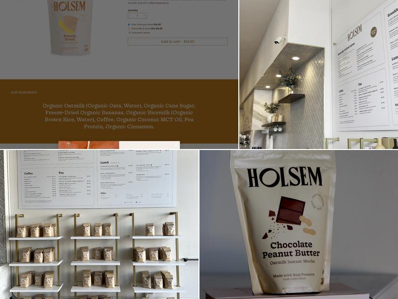 Holsem Coffee Menu