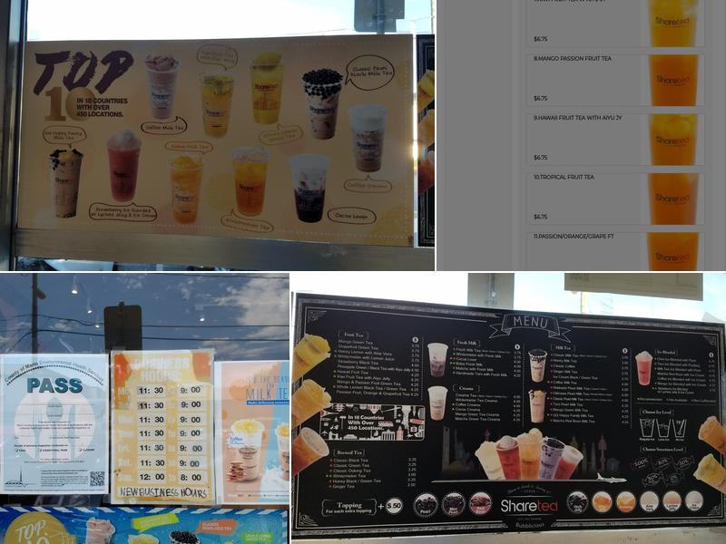 Sharetea Menu