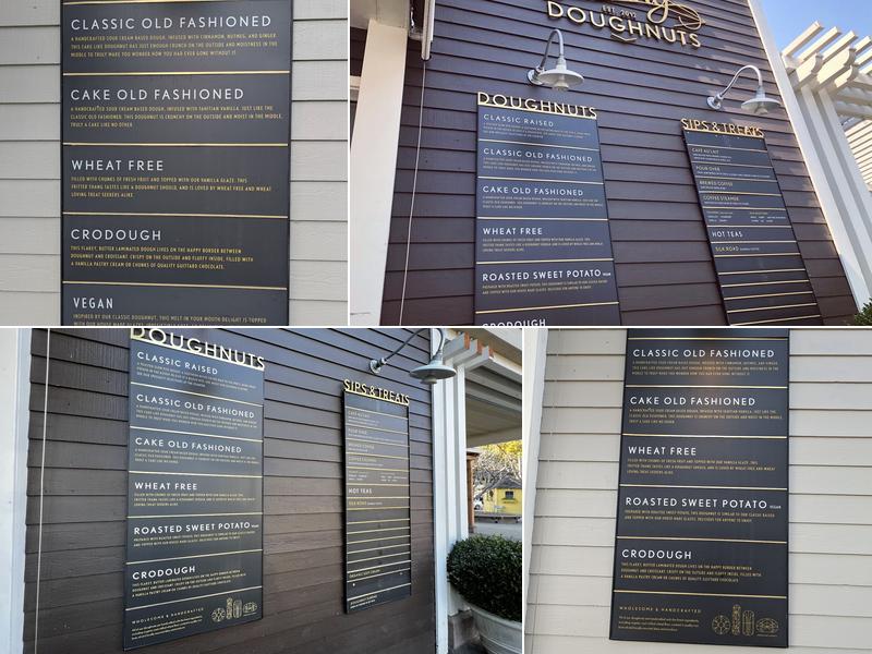Johnny Doughnuts Menu