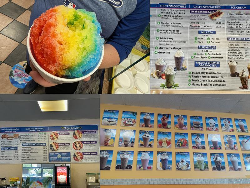 Cali's Just Chill Menu