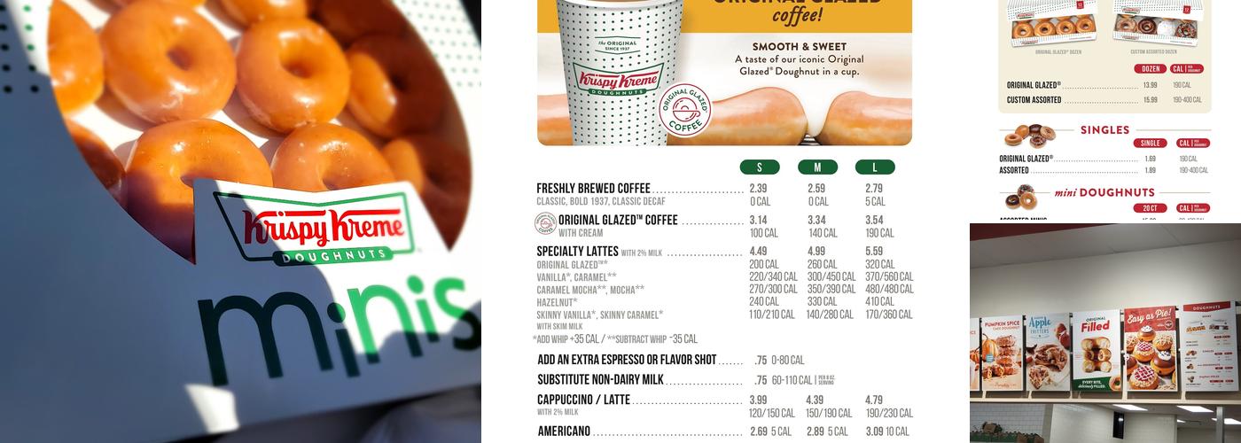Krispy Kreme Menu