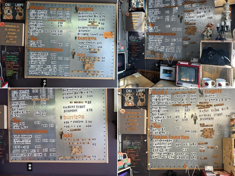 Dog Bar Jim: The Coffee Shop Menu