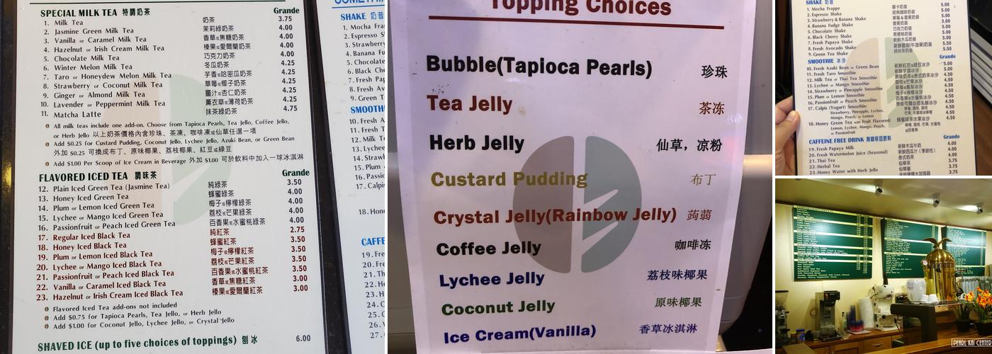 Coffee or Tea? Menu