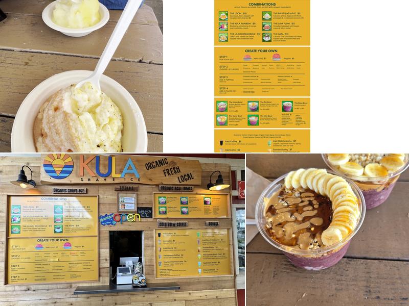 Kula Shave Ice Menu