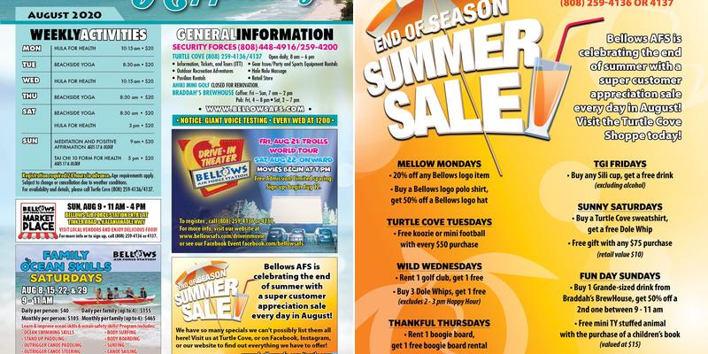 Bellows Air Force Station Menu