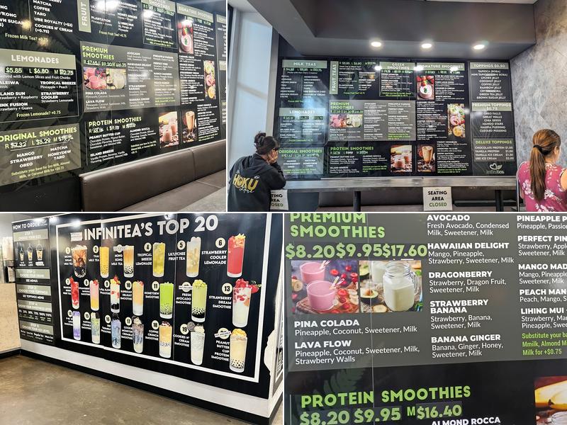 Infinitea Menu