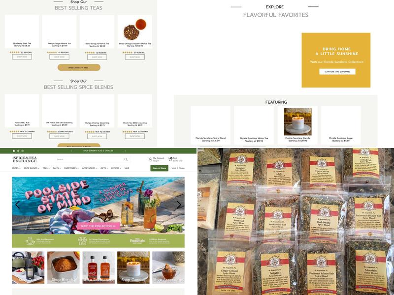 The Spice & Tea Exchange of St. Augustine Menu