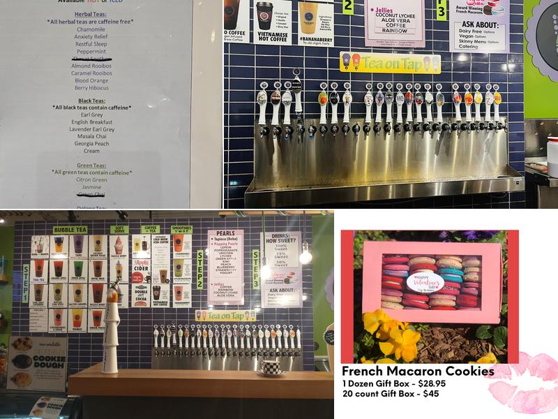 Tiny Bubbles Tea Bar Menu