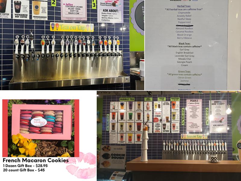 Tiny Bubbles Tea Bar Menu