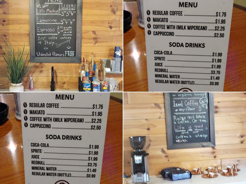 Aroma Cafe Menu